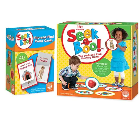 Seek-A-Boo Game & Word Cards Set