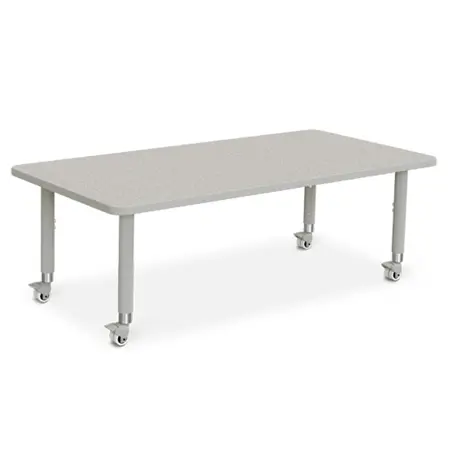 Berries® Rectangle Activity Table, 30" x 60", Grey
