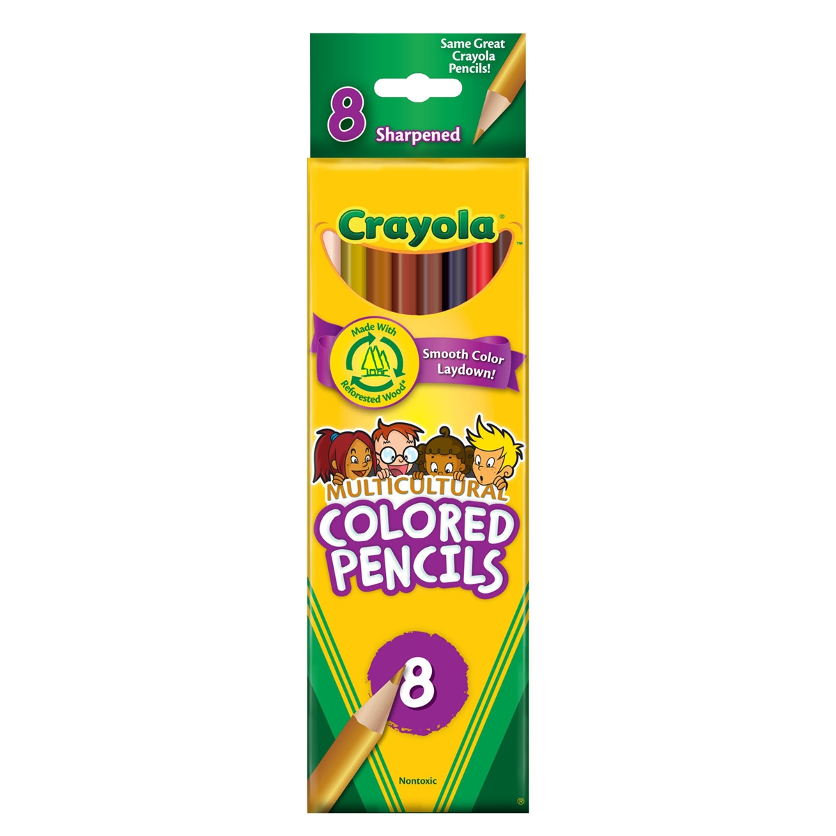 Crayola® Multicultural Colored Pencils, 8 ct.