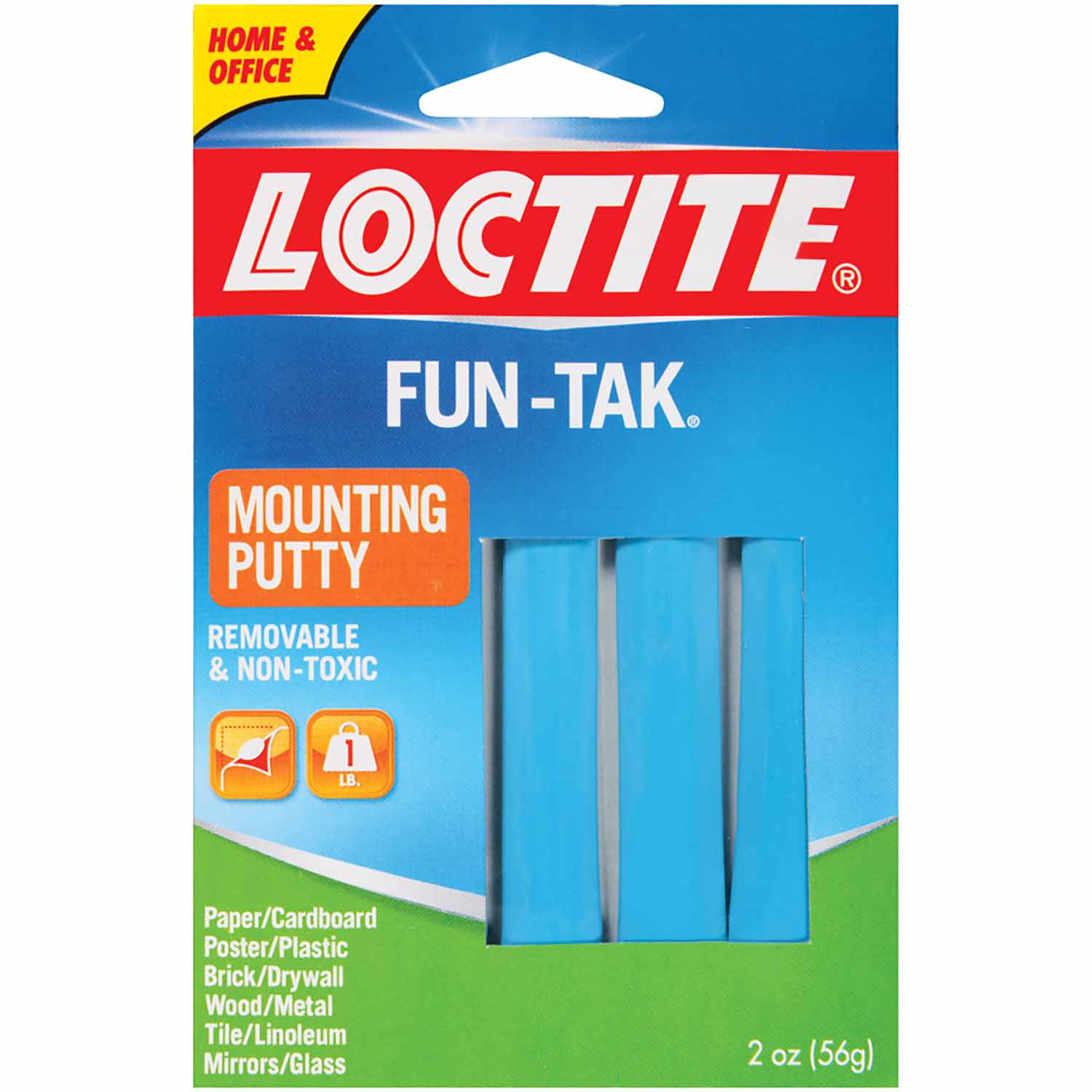 Loctite Home and Office 2-ounce Pack Fun-tak Mounting Putty Tabs by He —  Grand River Art Supply