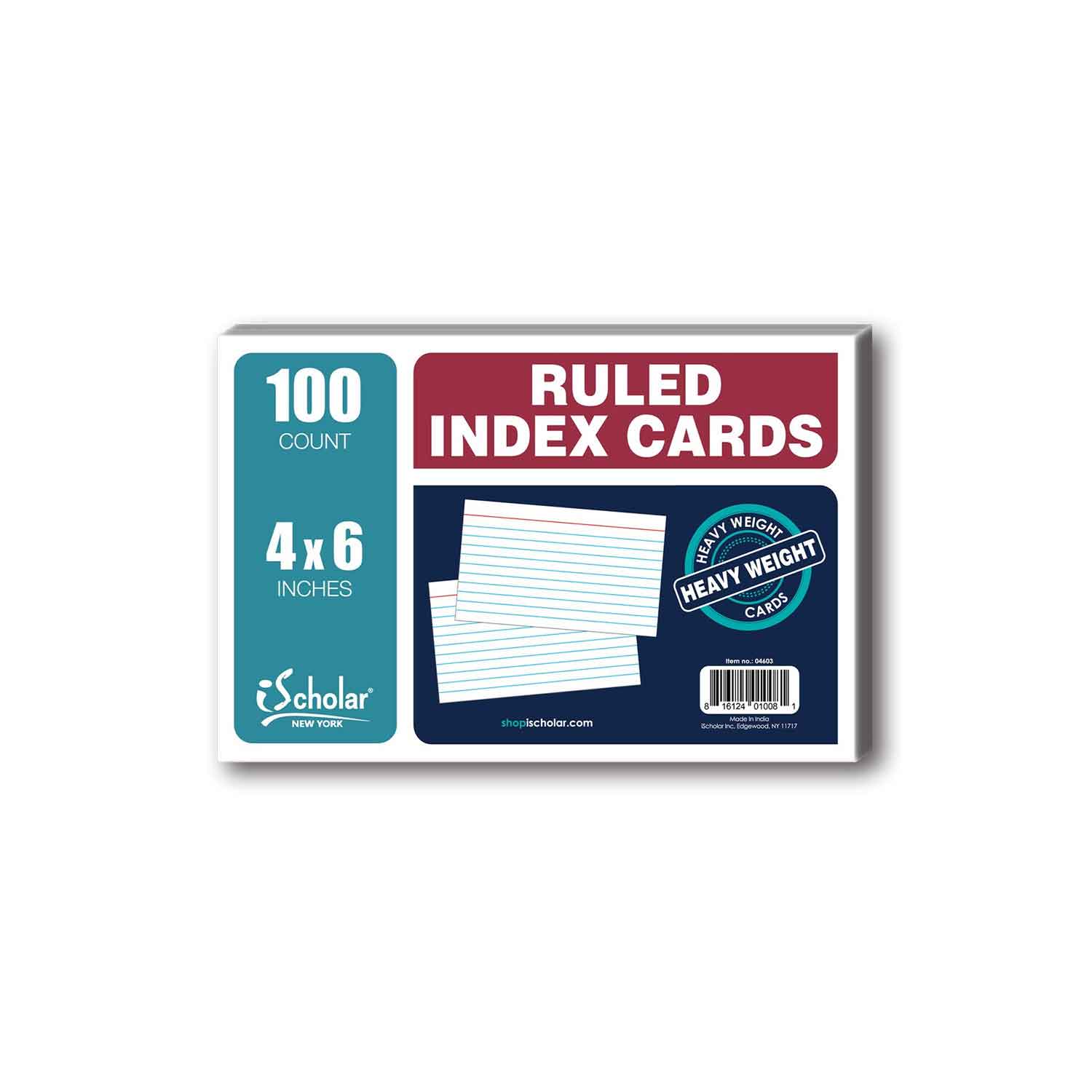 White Index Cards Becker's School Supplies