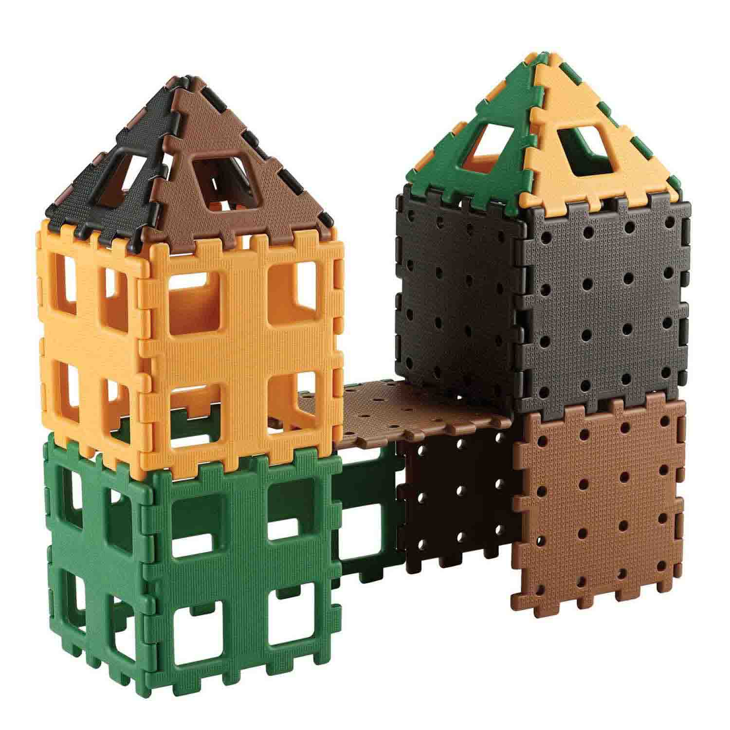 XL Polydron, 36 Pieces - Natural | Becker's School Supplies