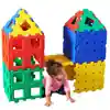 XL Polydron, Primary Colors, 36 Pieces