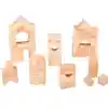 Wood-Like Soft Blocks, 30 Pieces