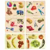 Real Life Knob 6 Puzzle Set