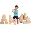 Jumbo Foam Edu-Blocks, Natural Wood