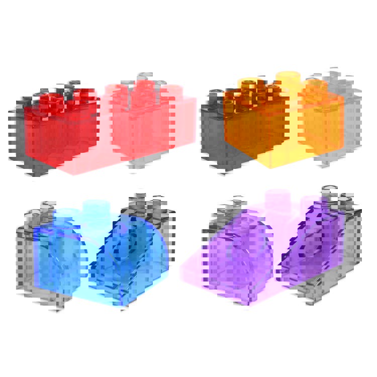 Translucent Module Blocks | Preschool Building Blocks | Becker's