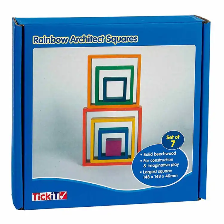 Rainbow Nesting Squares