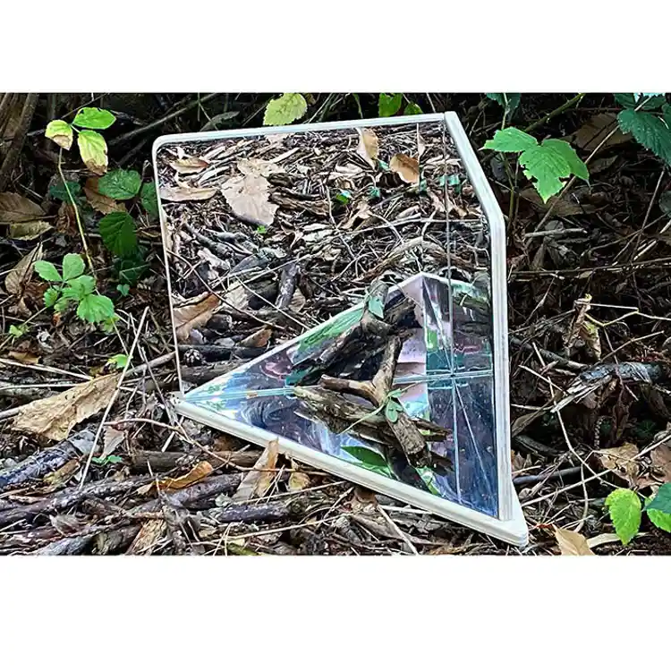 Wooden 4-Way Mirror