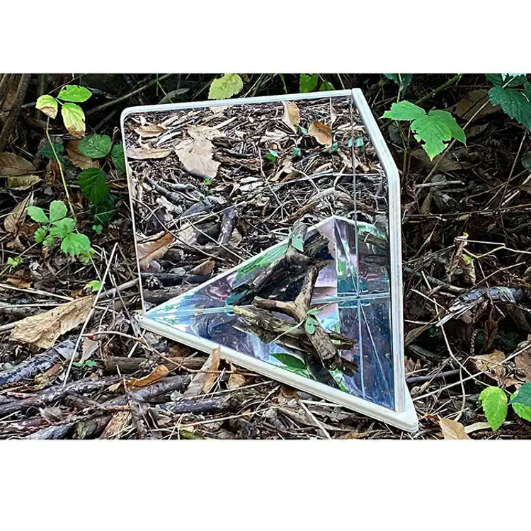 Wooden 4-Way Mirror
