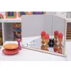 Wooden 4-Way Mirror