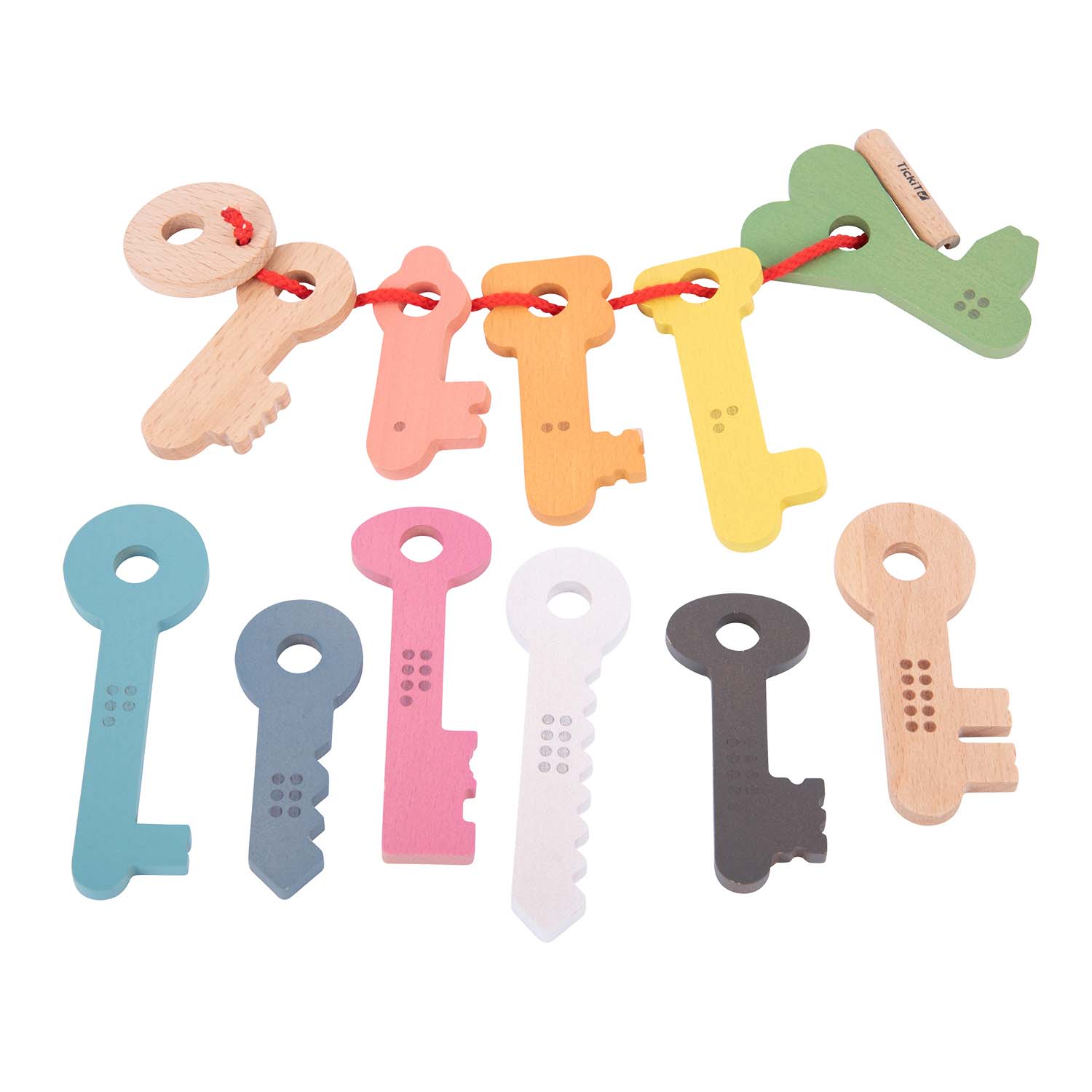 Wooden toy keys 2025