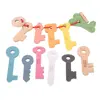 Rainbow Wooden Keys