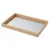 Small Wooden Mirror Tray