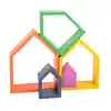 Rainbow Nesting Houses