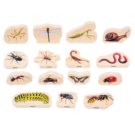Wooden Minibeast Blocks 