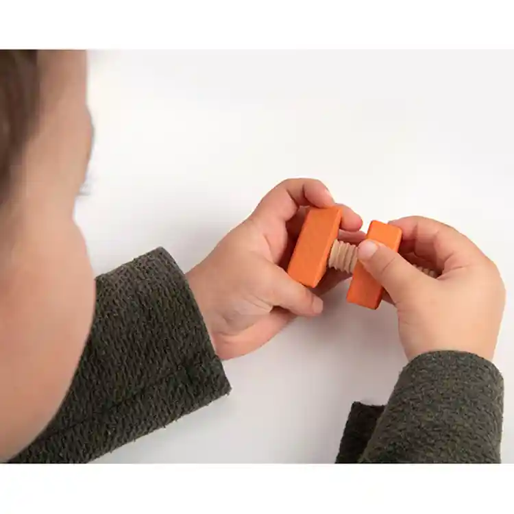 Rainbow Wooden Nuts & Bolts