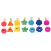 Rainbow Wooden Nuts & Bolts