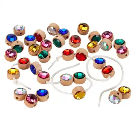 Wooden Lacing Jewels