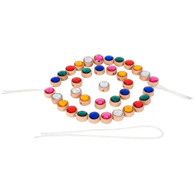 Wooden Lacing Jewels