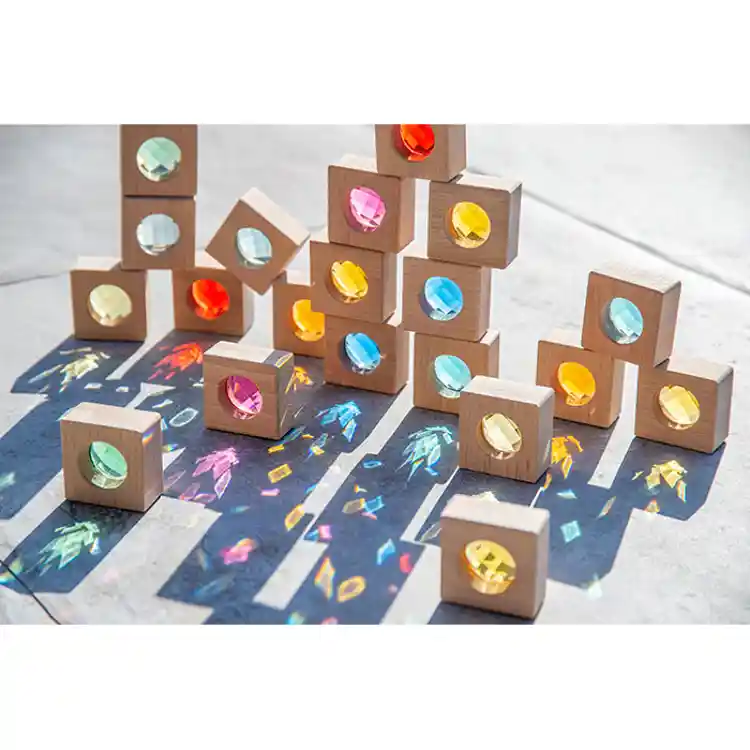Wooden Kaleidoscope Blocks