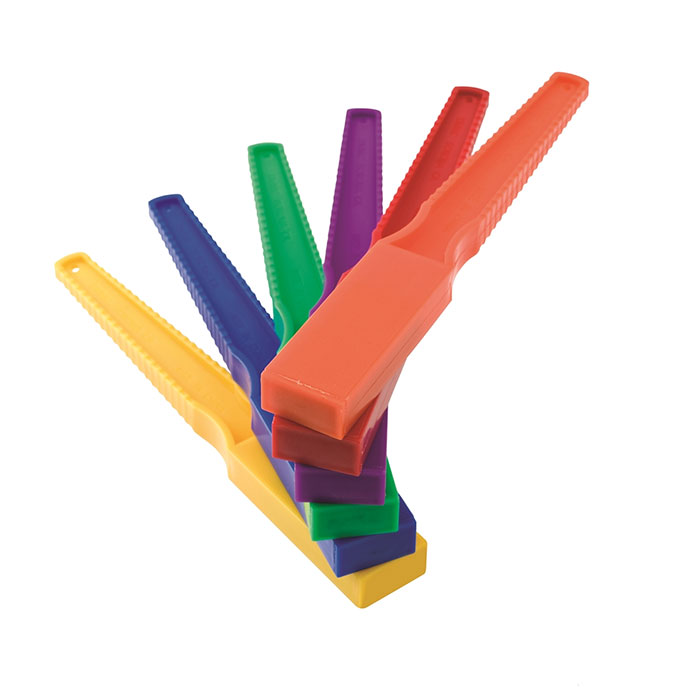 set of 6 Coloured Wands Durable Easy to Clean Magnetic Wands for Maths 