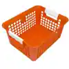 Large Book Basket, Orange