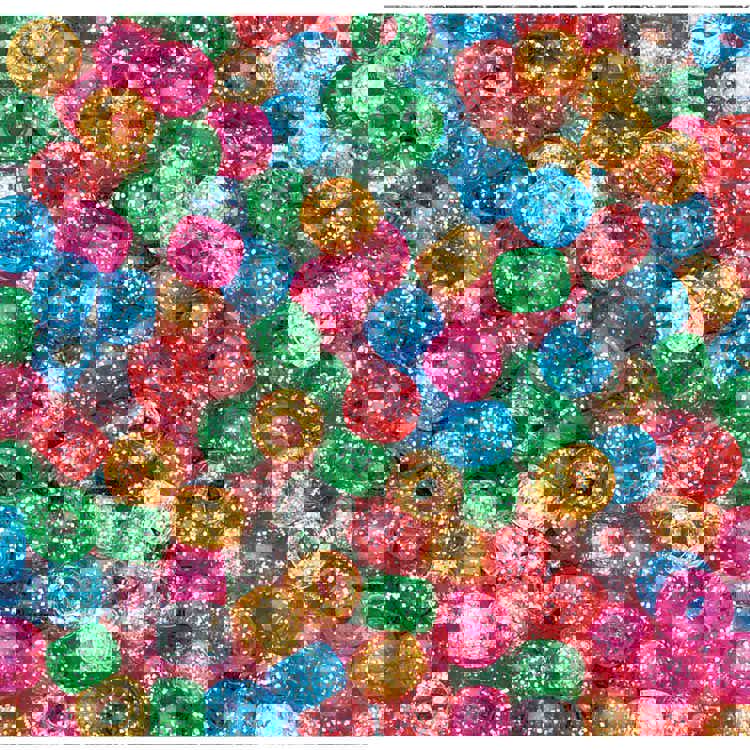 Assorted Sparkle Pony Beads