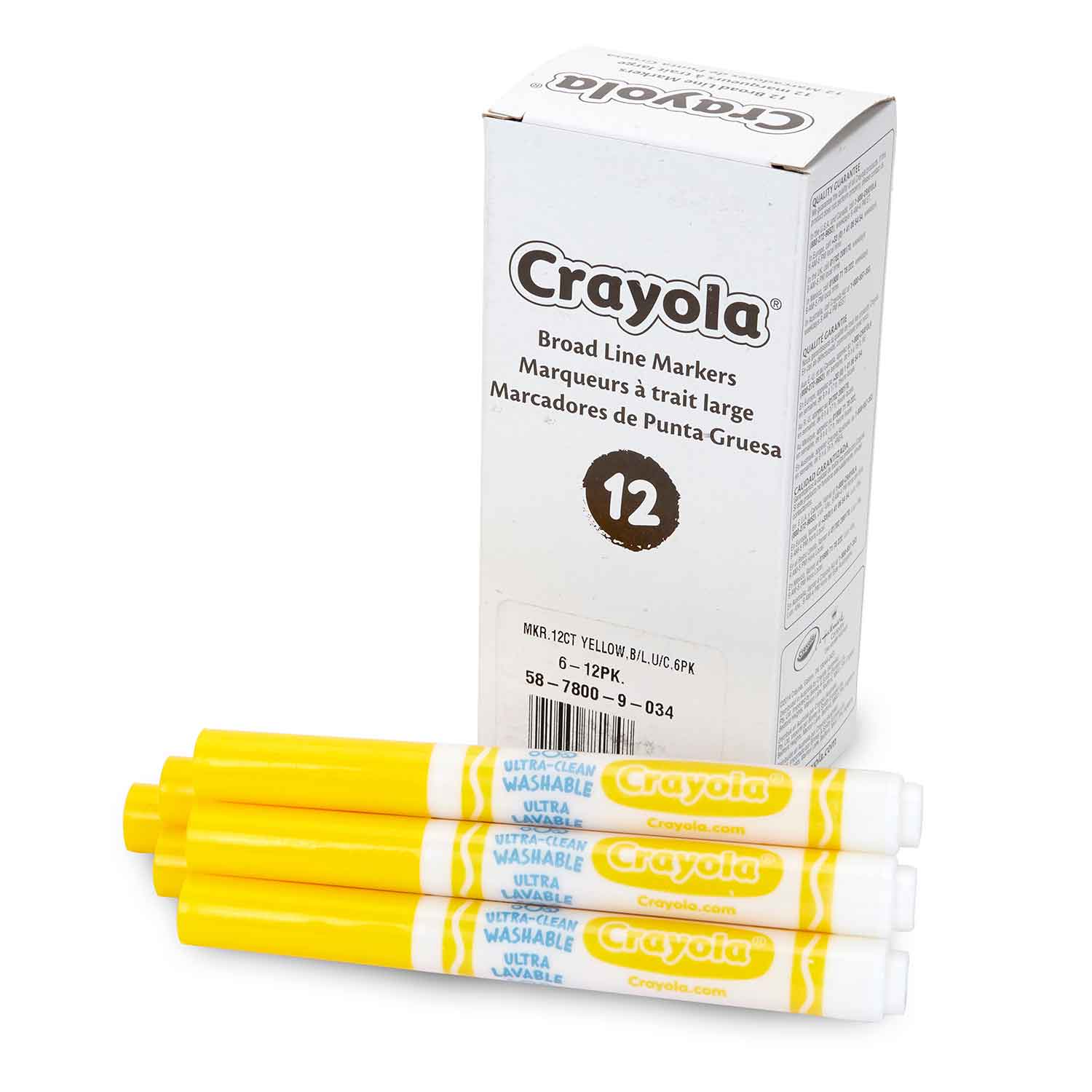 Crayola Fine Line Markers Washable Markers 12 Count