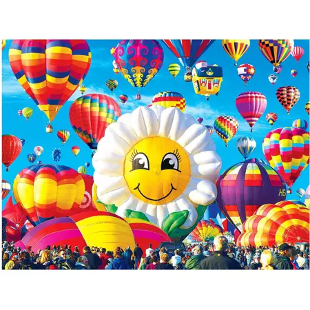 Blooming Hot Air Balloons Jigsaw Puzzle