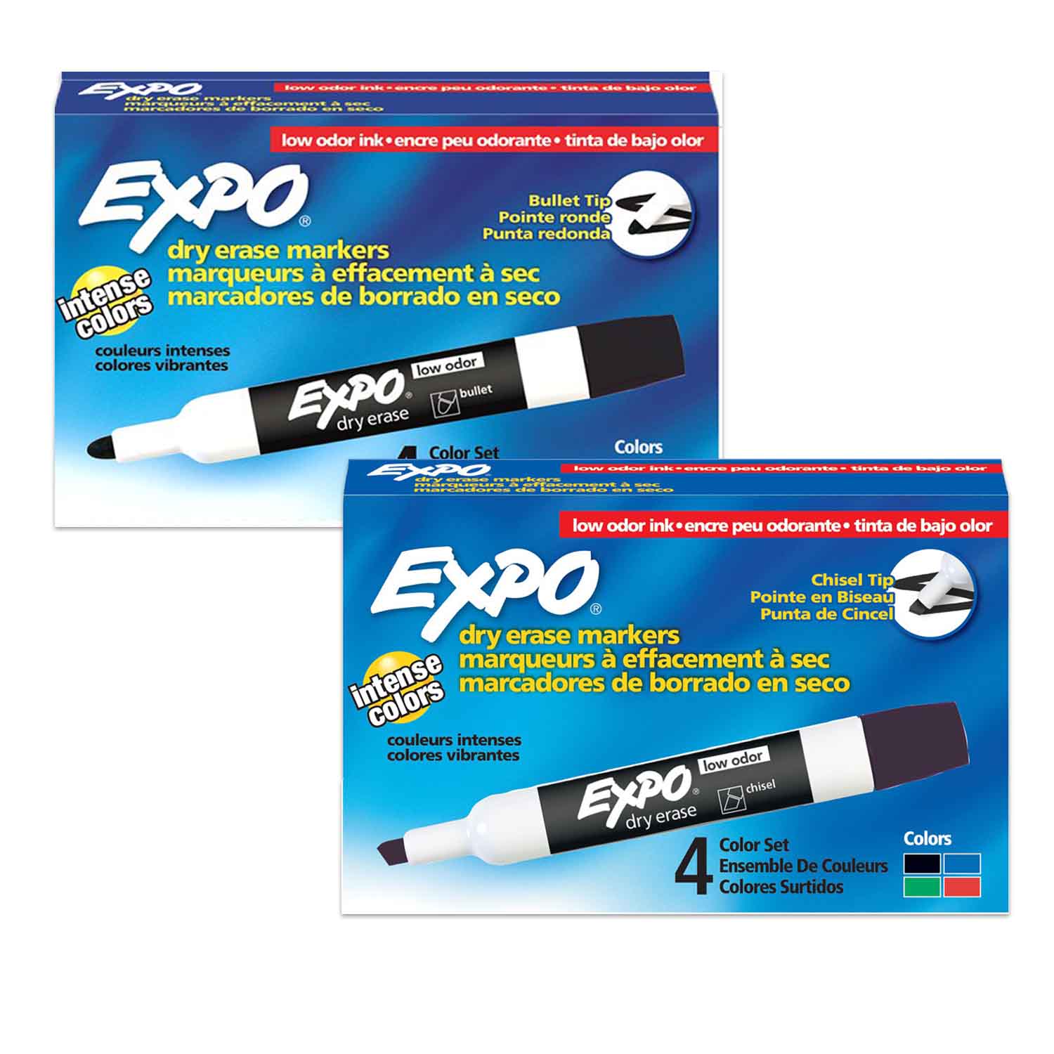 Set of 12 Black Dry Erase Markers