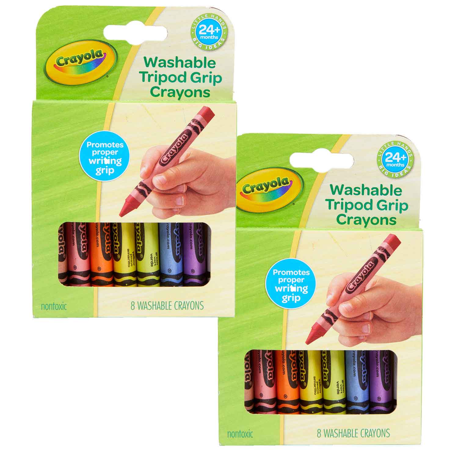 My First Crayola™ Washable Tripod Grip Crayons