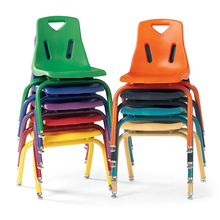 Berries® Plastic Chairs with Powder Coated Legs
