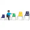 Berries® Plastic Chairs with Chrome Legs