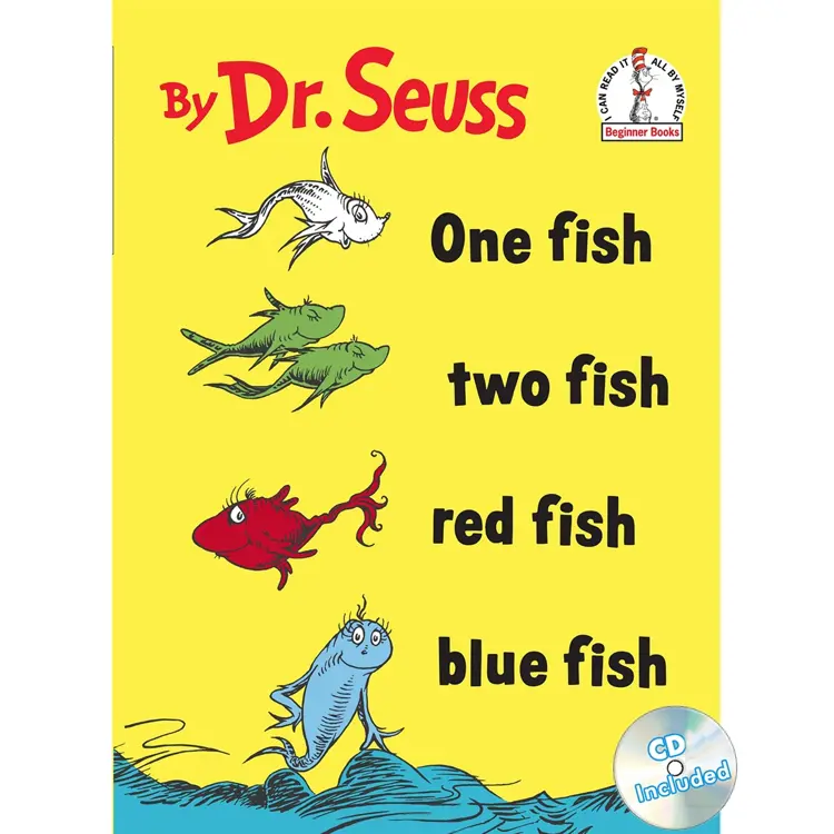 One Fish, Two Fish, Red Fish, Blue Fish Book & CD