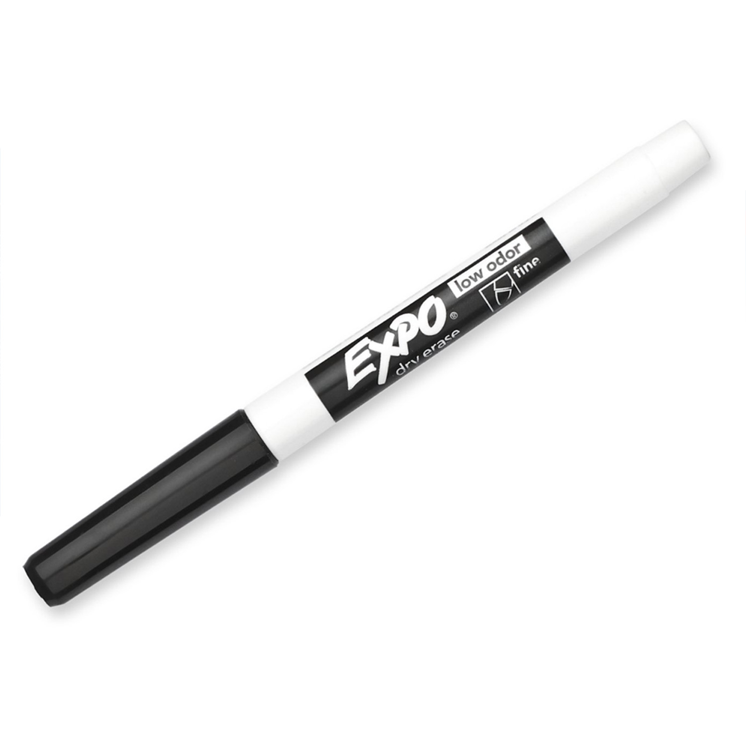 Liqeo Pro Pen Style Dry Erase Markers with Low Odor & Non-Fading Free  Liquid Ink - Bullet Tip - 24 Pack - Black Dry Erase Markers