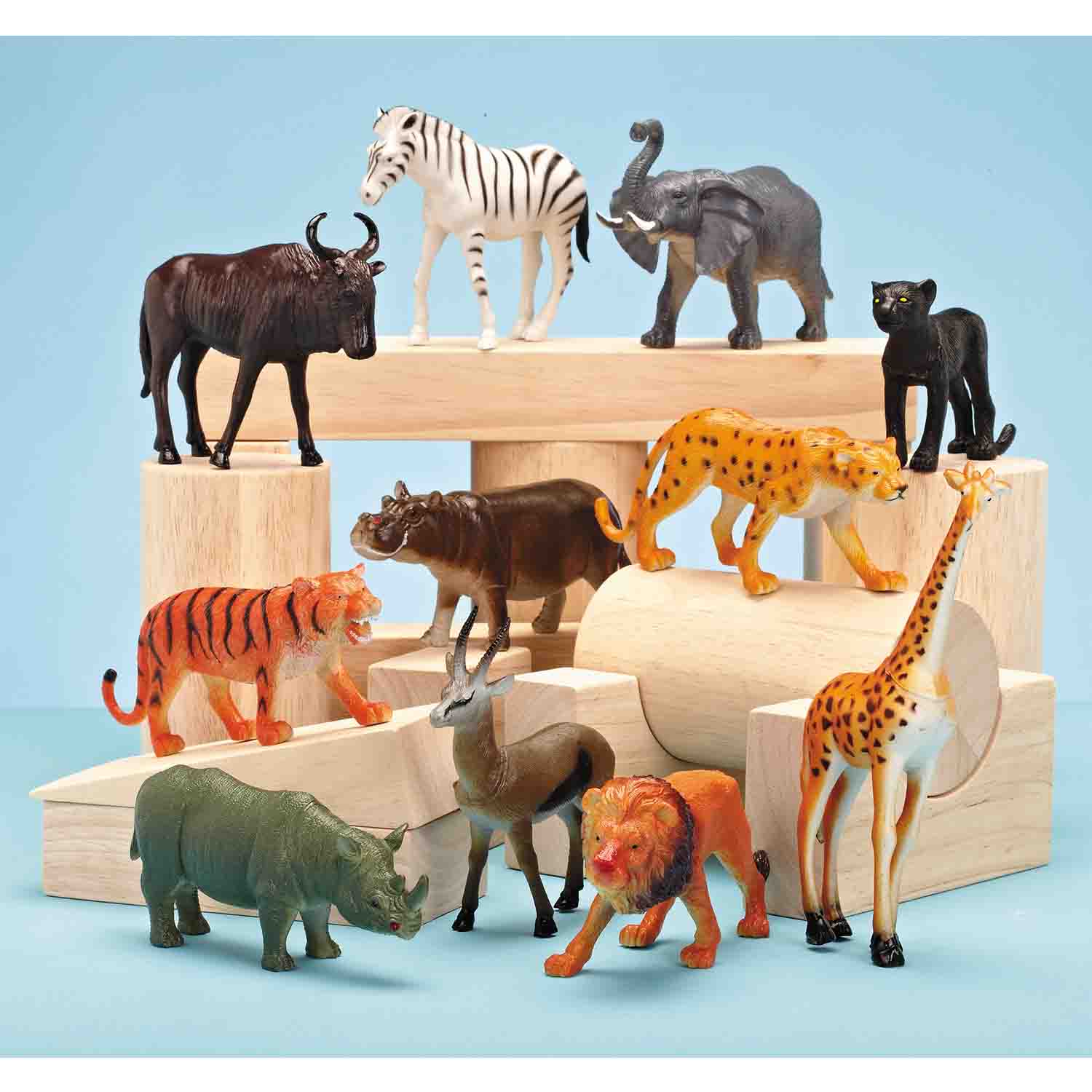 Zoo Animals Figurines Set Becker's School Supplies
