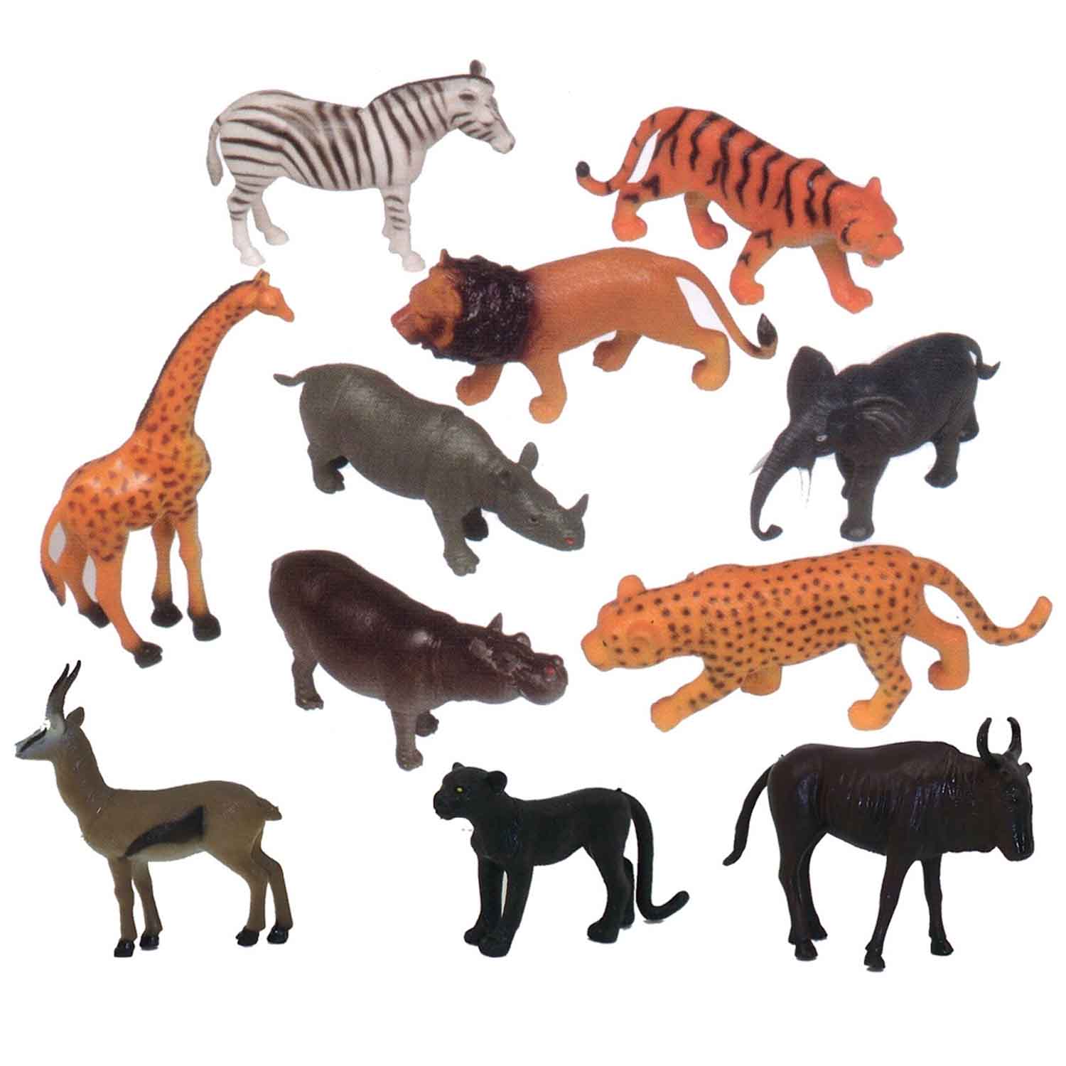 Zoo Animals Figurines Set