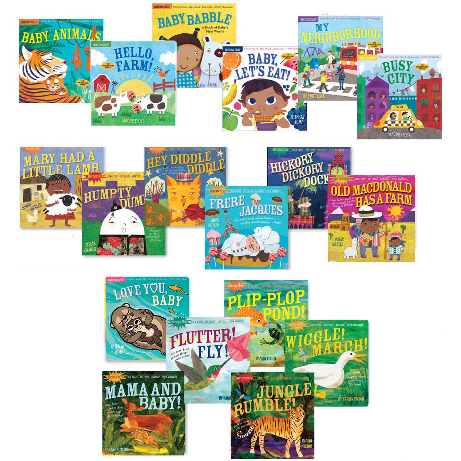 Indestructibles 18 Book Set Indestructible Books Becker's