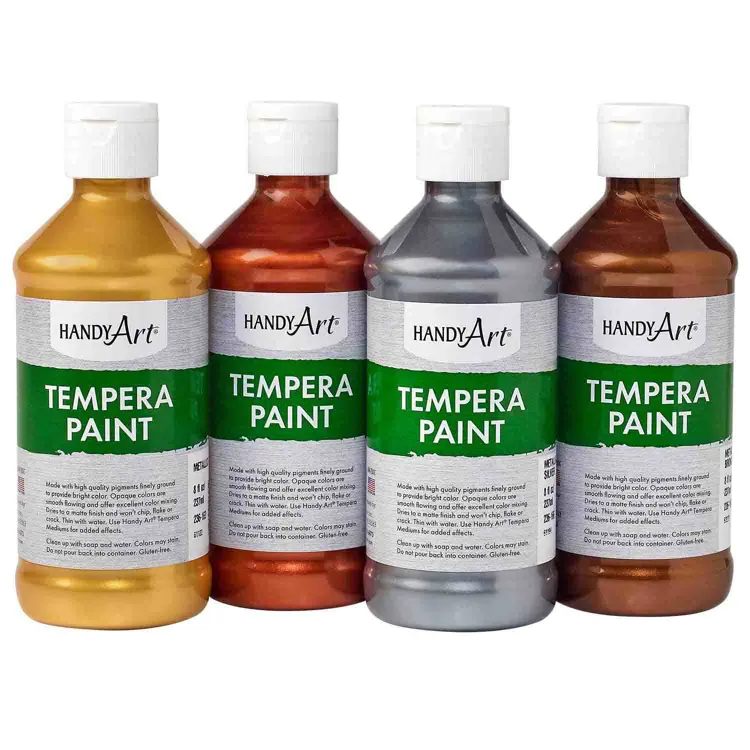 Metallic Tempera Paint Set