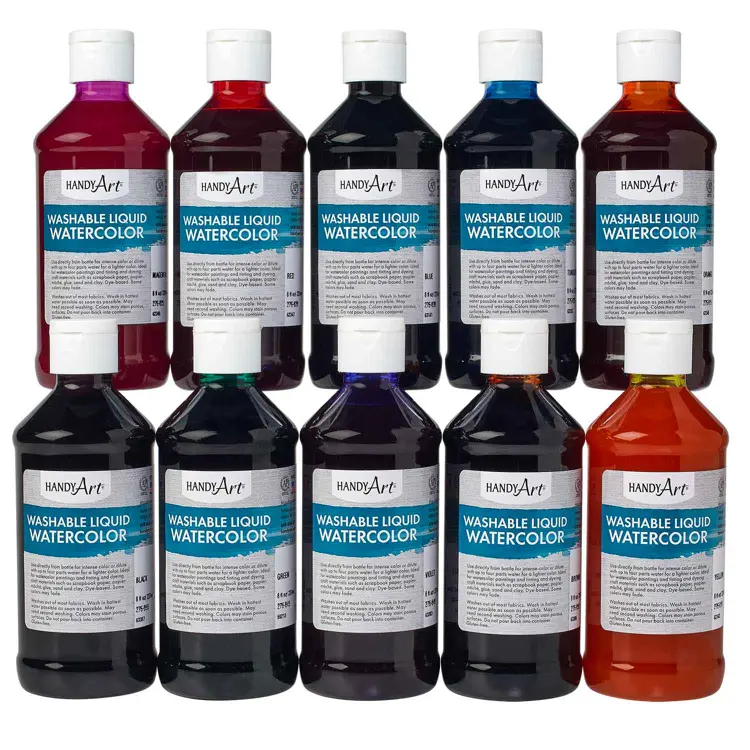 Washable Liquid Watercolor Set