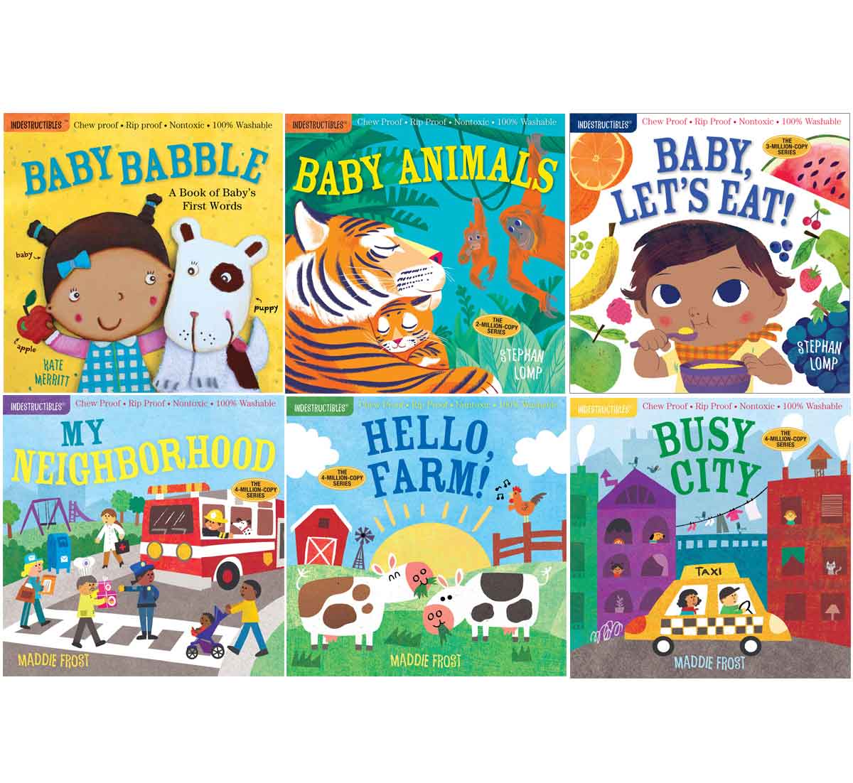 Babies Indestructibles 6 Book Set Becker's School Supplies