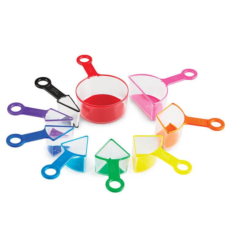 Rainbow Fraction Measuring Cups