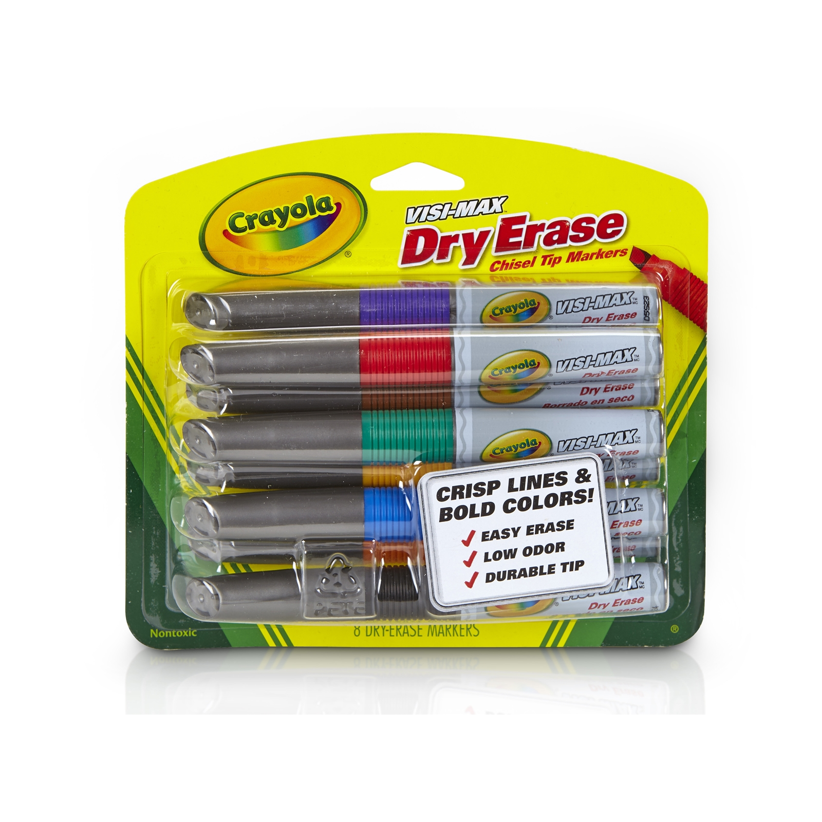 Crayola® VisiMax DryErase Markers, 8 Ct Becker's School Supplies