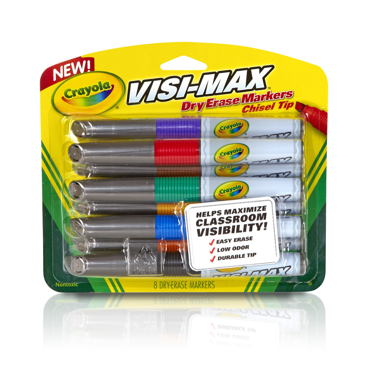 Crayola® VisiMax DryErase Markers, 8 Ct Becker's School Supplies