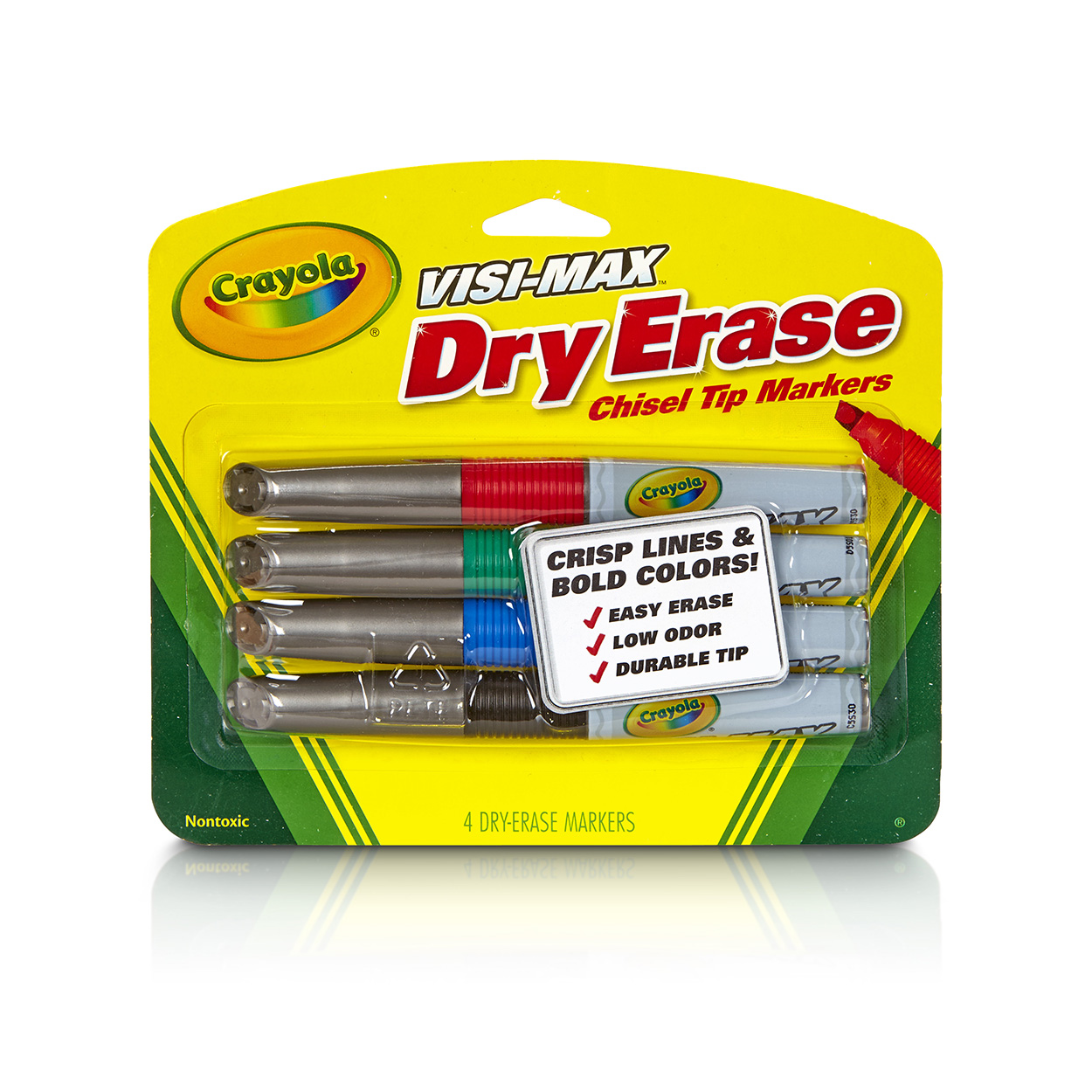 Crayola® VisiMax DryErase Markers, 4 Ct Becker's School Supplies