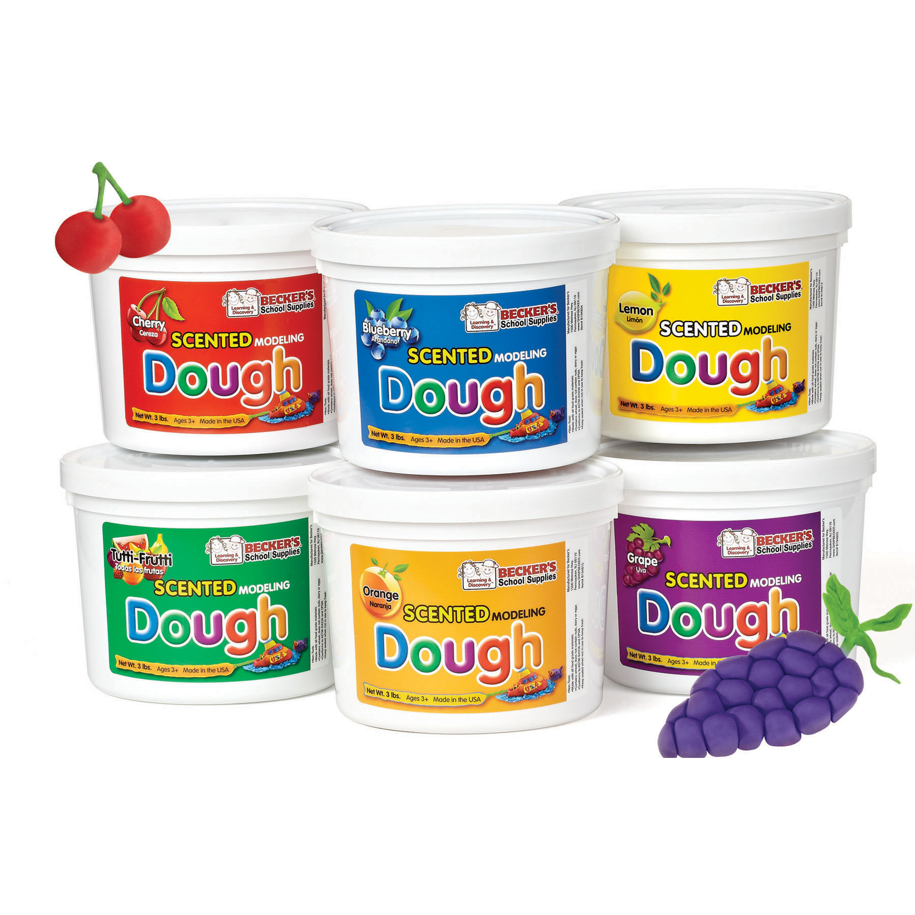 Becker's Scented Dough Classroom Set Becker's