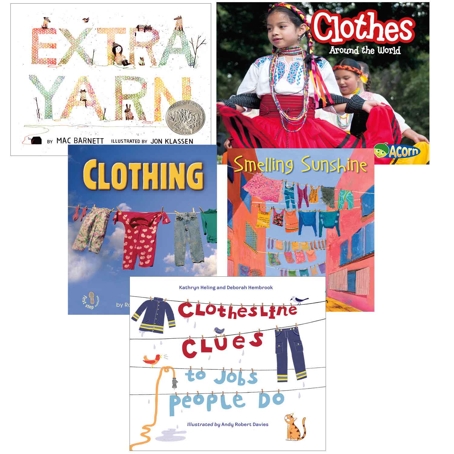 Theme Book Set Clothing Clothing Theme Book Set for Preschool