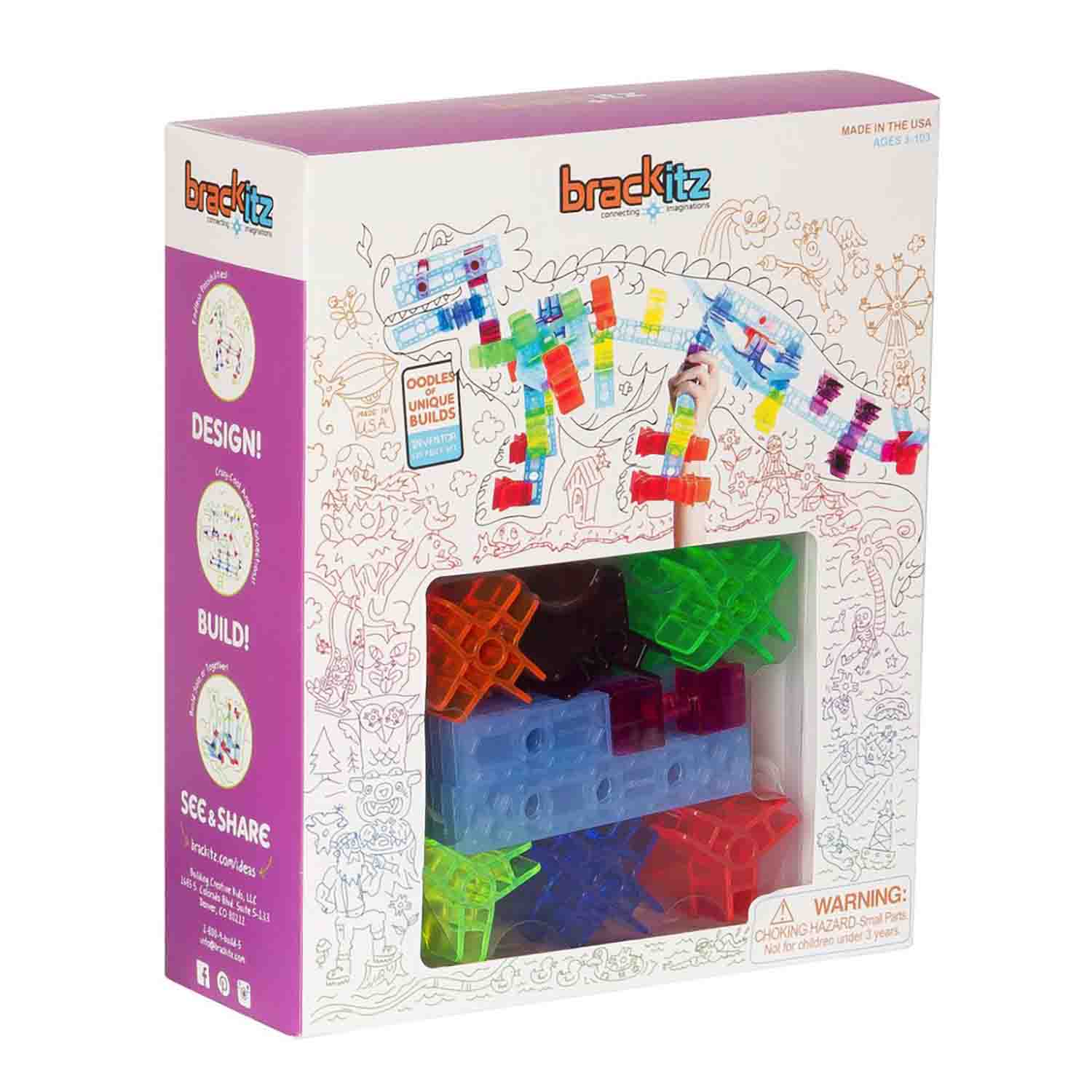 brackitz inventor 100 piece set