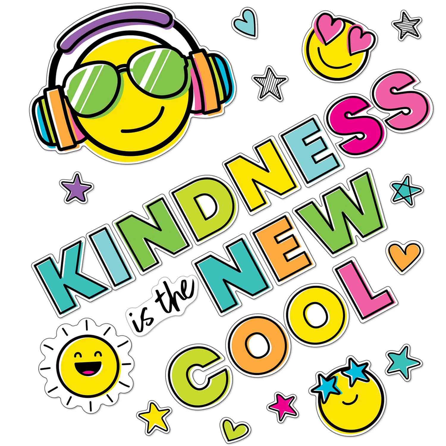 Kind Vibes Kindness is the New Cool Bulletin Board Set